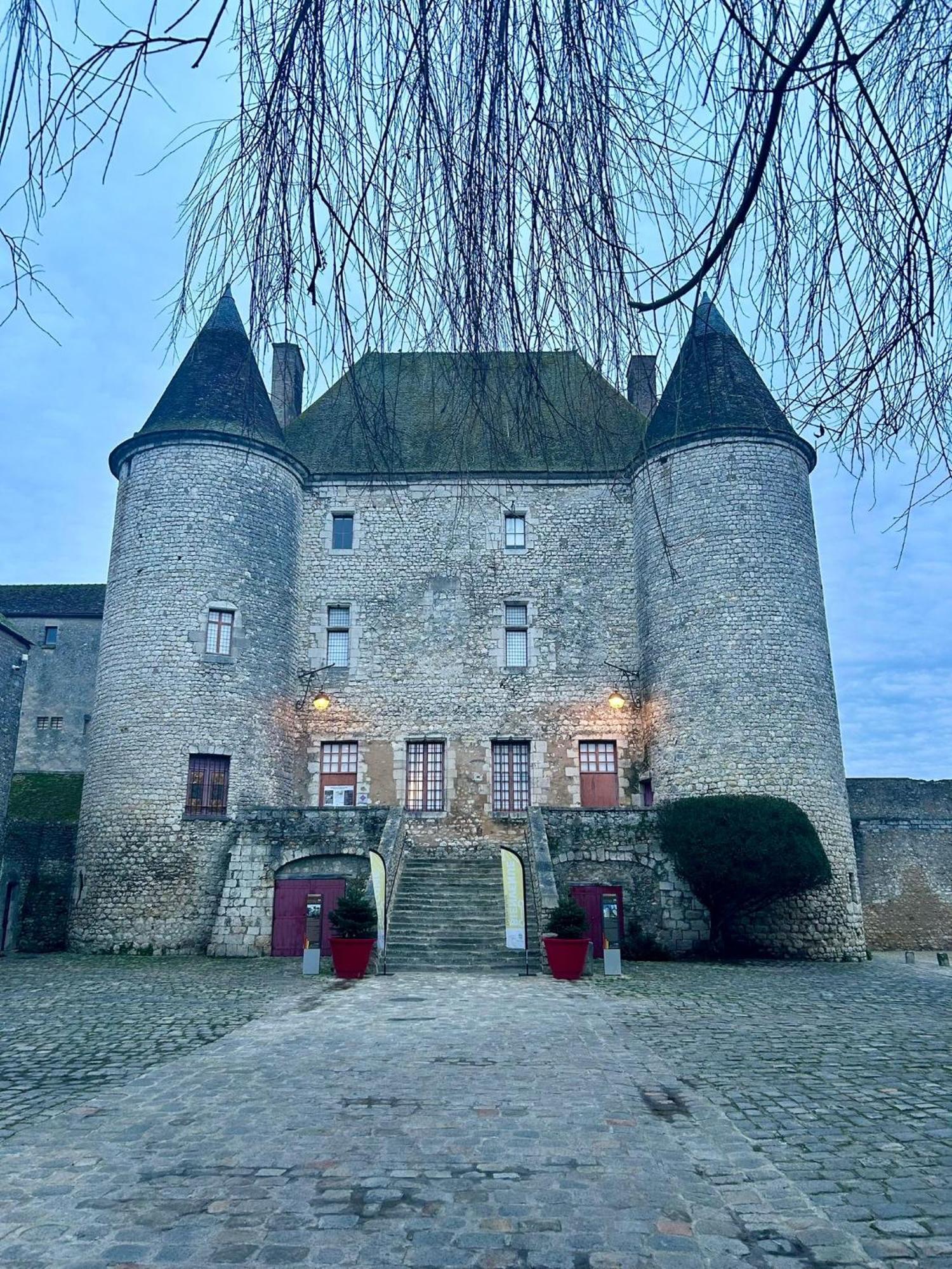 Muraille Du Chateau Avec Jacuzzi Nemours Exterior photo